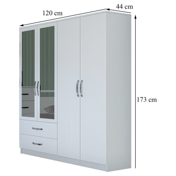 Metalia Gm 902 Kapadokya Aynalı Genç Odası Takımı