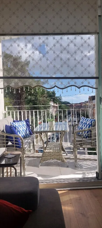 Feyza Akgülsoy — Kartepe 2 1 1 Rattan Bahçe Balkon Takımı,kahve Örgü/krem Kumaş