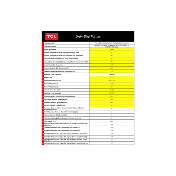 iFFALCON 43U65 43” 109 Ekran Uydu Alıcılı 4K Ultra HD Google LED TV
