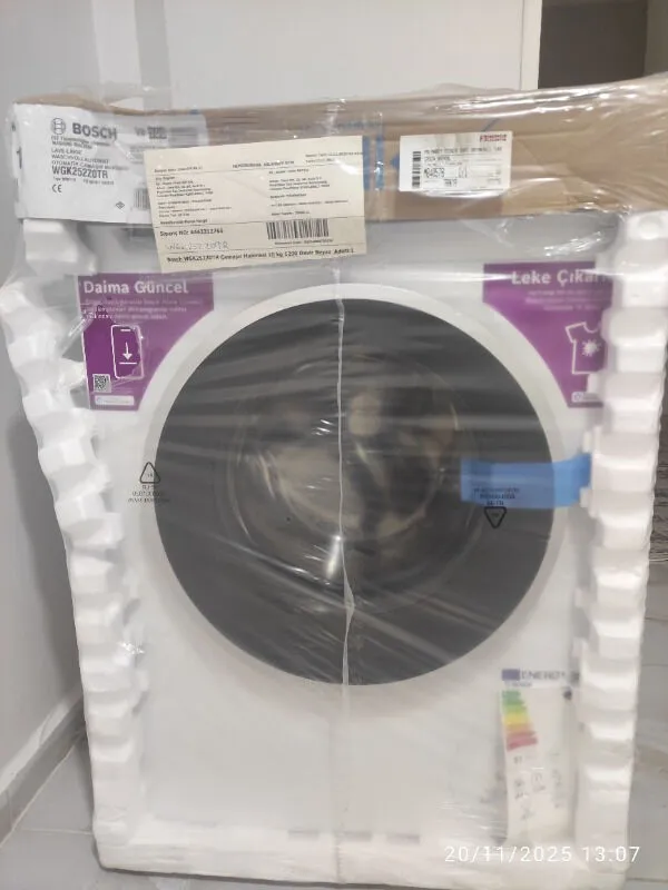 Çınar Demirbaşer — Bosch WGK252Z0TR 10 kg 1200 Devir Beyaz Çamaşır Makinesi