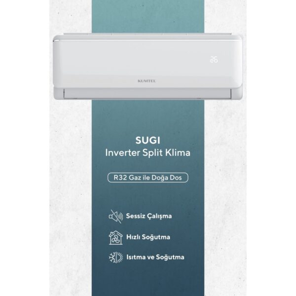 Kumtel Sugi Kmsac-12 12.000 Btu Inverter Duvar Tipi Split Klima