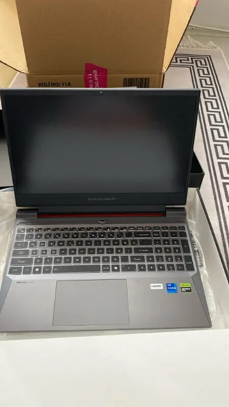 Birgül Alkan — Casper Excalibur G870 Intel Core i7 13620H 24GB 1TB SSD RTX5060 Freedos 15.6" 165Hz Taşınabilir Bilgisayar G870.1362-CF60X-C