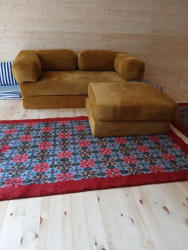 Belgin Taşkıner — MONAMI Dechome Yeny Fitilli Kadife | Köşe Koltuk | 160X160 Köşe Takımı | Modüler Köşe Takımı | Yataklı L Koltuk | Fitilli Kadife