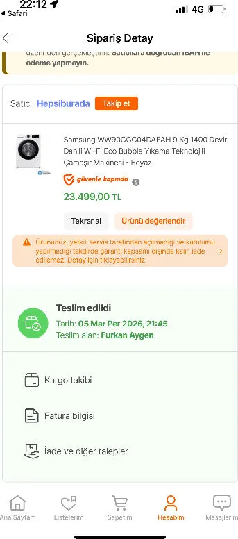 Gamze Yamaners ürün değerlendirmesi