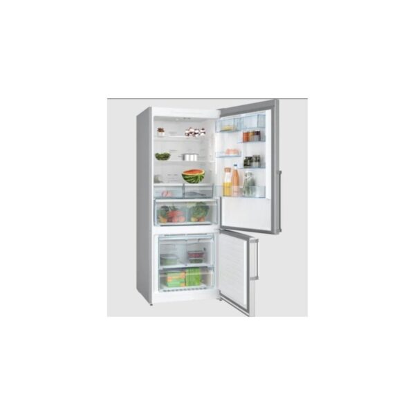Bosch KGN76CIE0N Serie 6 186 x 75 cm Kolay Temizlenebilir Inox Alttan Donduruculu Buzdolabı